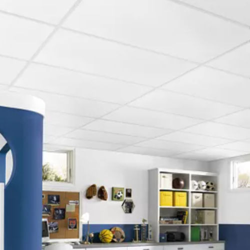 Controsoffitto in fibra di vetro - PEBBLE  - Armstrong ceilings - USA - a quadrotte / per camera da letto / da interno