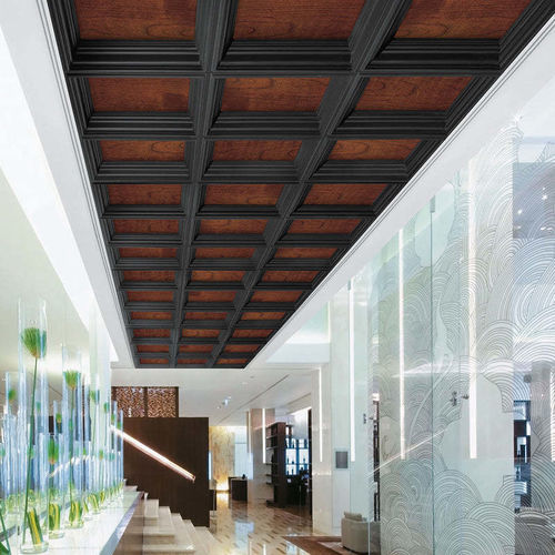 Controsoffitto in agglomerato - CASTWORKS® METAPHORS® WOODWORKS®               INFILL PANELS - Armstrong ceilings - USA - in pannelli / per ufficio / indoor
