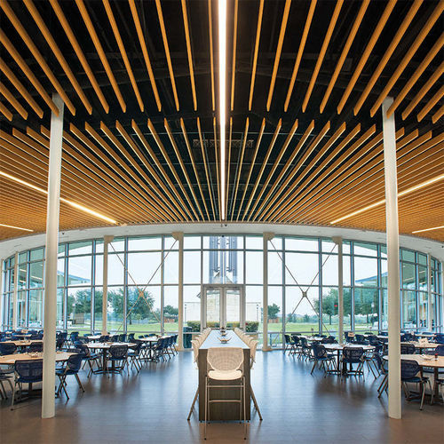 Controsoffitto in metallo - METALWORKS&trade; BLADES - CLASSICS - Armstrong ceilings - USA - a quadrotte / ad isola / da interno