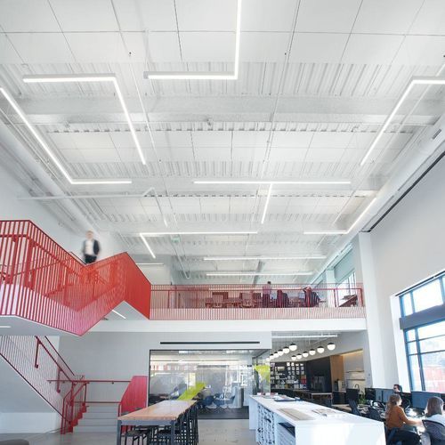 Controsoffitto in calcestruzzo - LYRA&reg; PB DIRECT APPLY - Armstrong ceilings - USA - in gesso / in pannelli / da interno