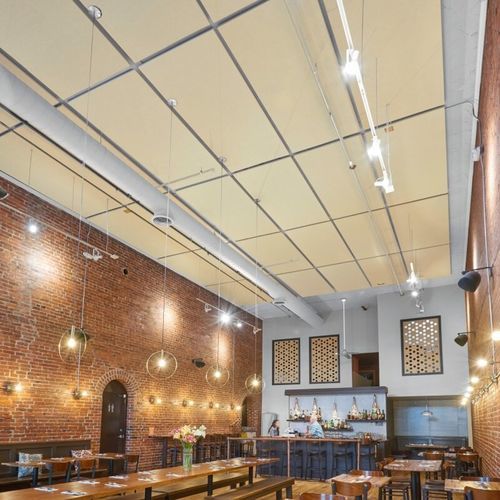 Controsoffitto in gesso - FELTWORKS&reg; - Armstrong ceilings - USA - a quadrotte / in pannelli / da interno