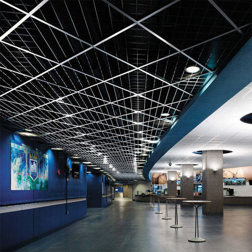 Controsoffitto a rete - WORKS&trade; MESH WELDED - Armstrong ceilings - USA - a quadrotte / da interno / acustico