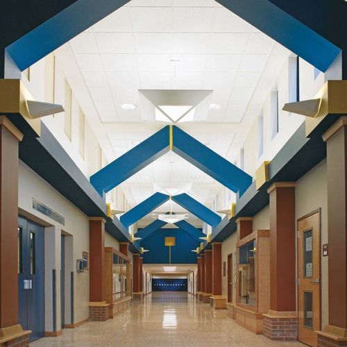Controsoffitto in fibra minerale - CORTEGA&reg; SECOND LOOK&reg; - Armstrong ceilings - USA - a quadrotte / da interno / acustico