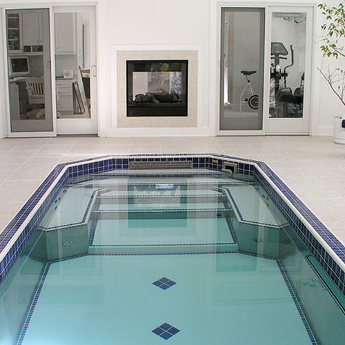 Spa da incasso per nuoto controcorrente - Bradford Products LLC - rettangolare / multiposto / in acciaio inox