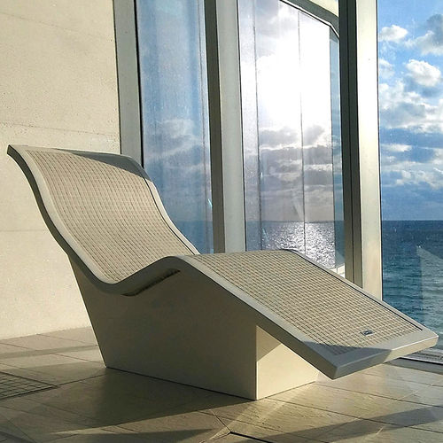 Chaise longue contemporanea - Bradford Products LLC - in acciaio inossidabile / in fibra di vetro / da esterno