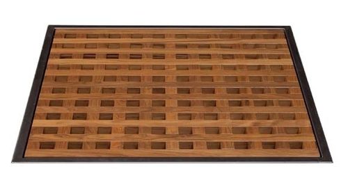 Piatto doccia quadrato - PIANOLEGNO - Rapsel International Srl - da incasso / in legno