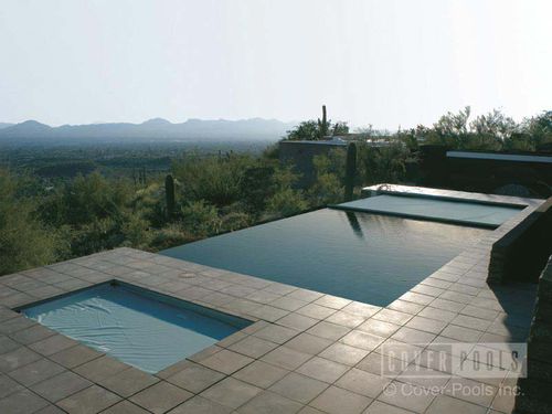 Protezione per piscina automatica - COVER POOLS - di sicurezza / a straripamento
