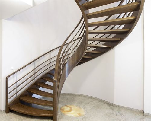 Scala elicoidale - AMSTERDAM - Siller Stairs - con gradini in legno / con struttura in legno / per uso residenziale