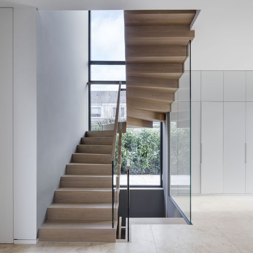 Scala a U - MODERN ZIG ZAG - Siller Stairs - con gradini in legno / in legno / per uso residenziale