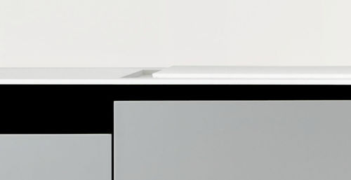 Cucina contemporanea - SUSPENDIDA - Artificio - in laminato / senza maniglie / laccata