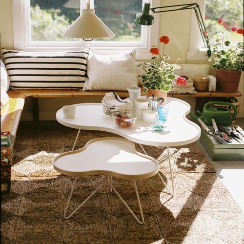 Tavolo d'appoggio contemporaneo - FLOWER - Swedese Möbler - in rovere / in noce / in betulla