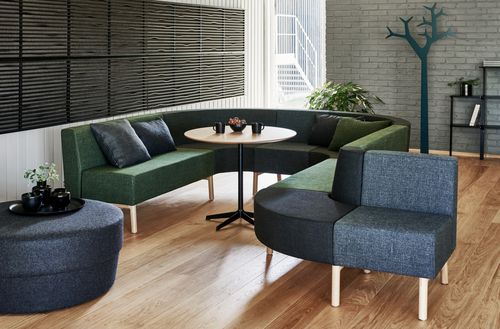Divanetto imbottito modulare - GAP CAFE - Swedese Möbler - contemporaneo / in tessuto / per edifici pubblici