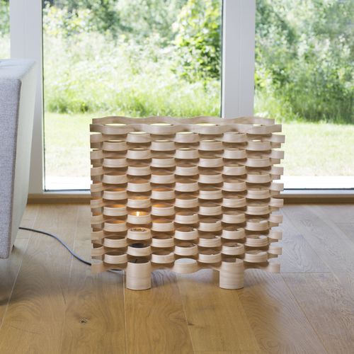 Lampada portatile - PILE - Swedese Möbler - in frassino / design originale / con cavo