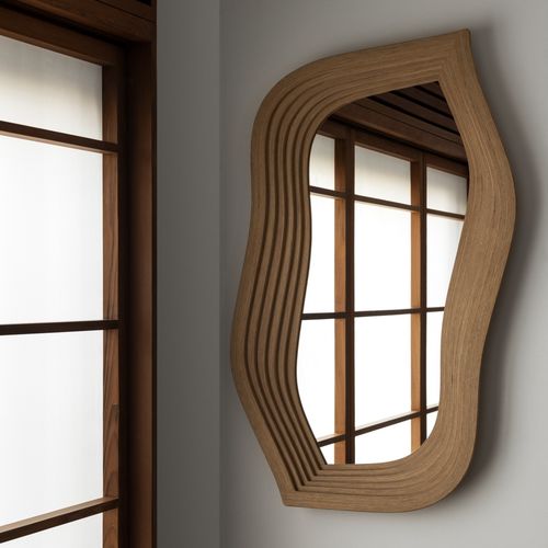 Specchio a muro - Swedese Möbler - contemporaneo / in rovere / verticale