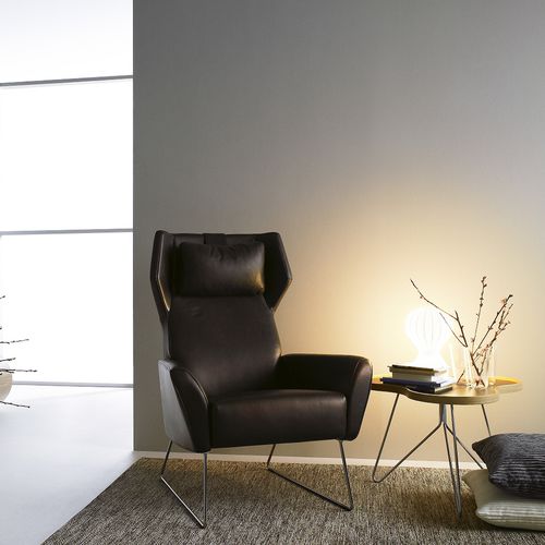 Poltrona contemporanea - SELECT - Swedese Möbler - in pelle / in faggio / in rovere