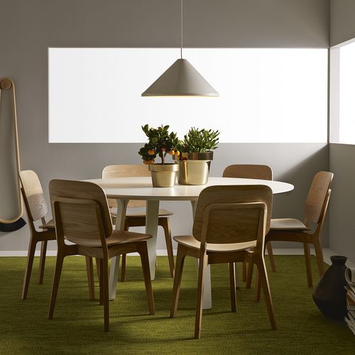 Tavolo contemporaneo - DIVIDO - Swedese Möbler - in frassino / in laminato / con supporto in frassino