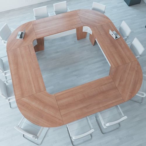Tavolo da riunione contemporaneo - SUCCES - Buronomic - in legno / in laminato / con supporto in legno