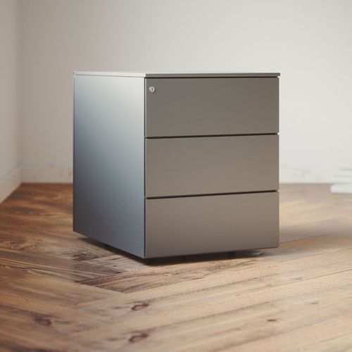 Cassettiera per ufficio in laminato - PAISIBLE - Buronomic - 3 cassetti / 2 cassetti / con rotelle