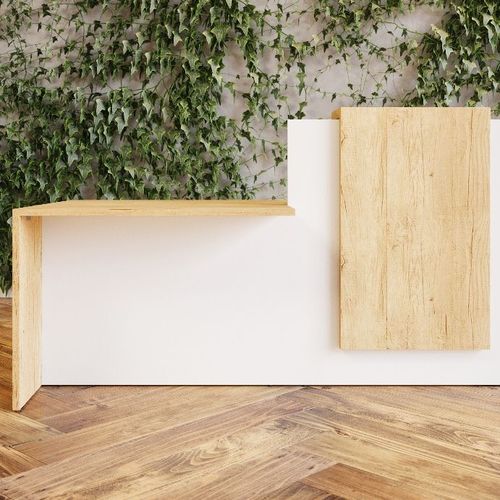 Bancone in legno - FIFTY-FIFTY - Buronomic - a L