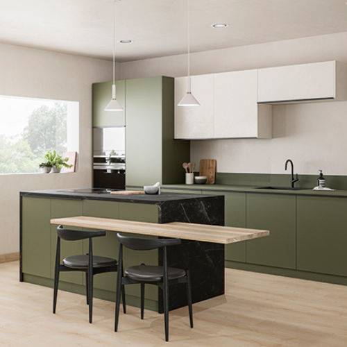 Pannello melaminico per arredamento - FINTOP + - FINSA - per cucina / antibatterico / antiurto