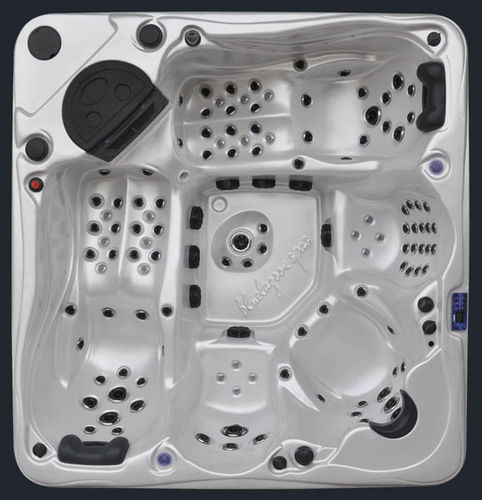 Spa da incasso - INFINITY 500 - BLUE LAGOON SPAS - quadrata / 5 posti / per uso residenziale