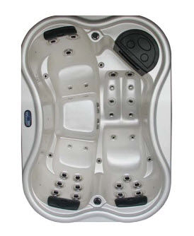 Spa da incasso - FLOWER 703 - BLUE LAGOON SPAS - rettangolare / 3 posti / per uso residenziale
