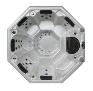 Spa da incasso - GALAXY - BLUE LAGOON SPAS - ottagonale / 6 posti / per uso residenziale