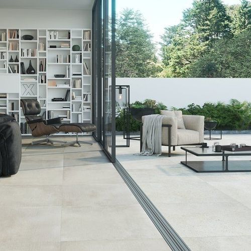Piastrella in gres porcellanato - CONCRETO - JOHNSON TILES - opaca / finitura naturale / da esterno