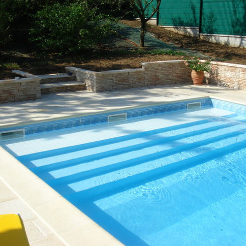 Protezione per piscina automatica - INCOGNIT'Ô  - Mondial Piscines - di sicurezza / sommersa / con sensore solare