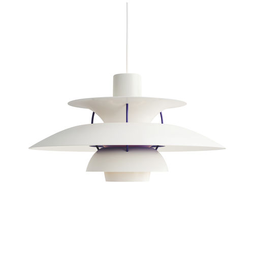 Lampada a sospensione - PH 5  - Louis Poulsen - in alluminio laccato / contemporanea / con cavo