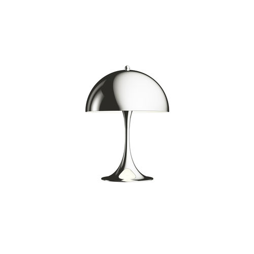 Lampada da tavolo - PANTHELLA MINI TABLE CHROME - Louis Poulsen - in metallo cromato / in acrilico / in ABS