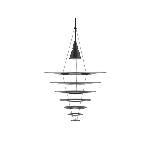 Lampada a sospensione - ENIGMA 825 - Louis Poulsen - in alluminio / in alluminio estruso / in alluminio spazzolato