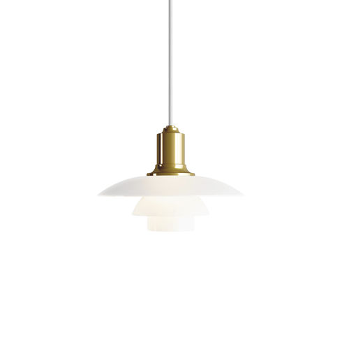Lampada a sospensione - PH 2/1 - Louis Poulsen - in ottone / in vetro soffiato / contemporanea