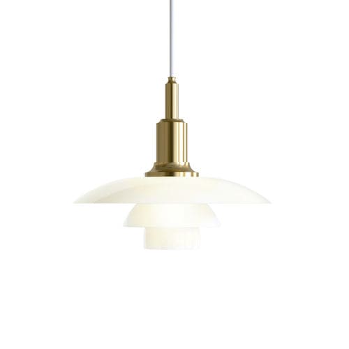 Lampada a sospensione - PH 3/2 - Louis Poulsen - in ottone / in vetro / contemporanea