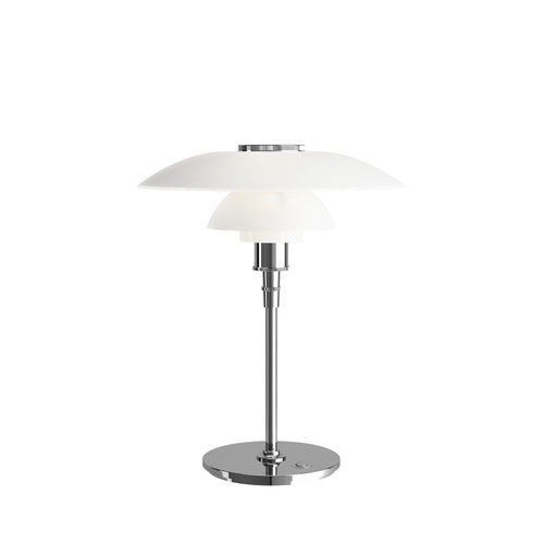 Lampada da tavolo - PH 4½-3½ TABLE - Louis Poulsen - in alluminio / in ottone / in acciaio cromato