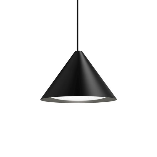 Plafoniera contemporanea - Keglen Ø400  - Louis Poulsen - conica / in vetro / in alluminio