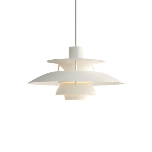 Lampada a sospensione - PH 5 MINI MONOCHROME - Louis Poulsen - in alluminio / contemporanea / con cavo