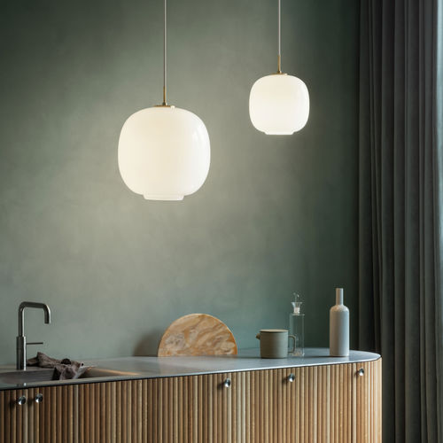 Lampada a sospensione - VL45 RADIOHUS - Louis Poulsen - in ottone / in vetro soffiato / contemporanea