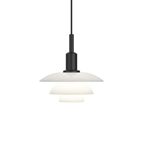 Lampada a sospensione - PH 3/3 - Louis Poulsen - in metallo verniciato / in vetro soffiato / in vetro smerigliato