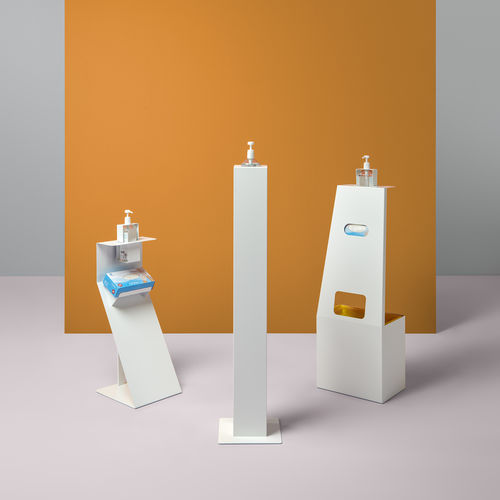Dispenser di gel igienizzante da terra - EP/DGM, EP/DGG, EP/GG/PAP - PLANNING SISPLAMO - manuale / per ufficio / per scuola
