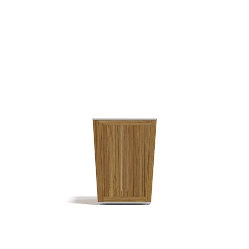 Portavaso in acciaio - DESERT - Atmosphera - in teak