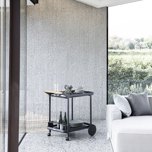 Carrello di servizio - BUTLER - Atmosphera - contract / per ristorante / in acciaio