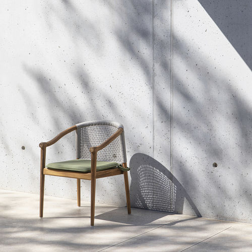 Sedia da pranzo contemporanea - LODGE - Atmosphera - da esterno / da interno / in corda
