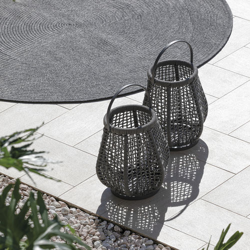 Lanterna contemporanea - LUDO - Atmosphera - in alluminio / in corda / LED