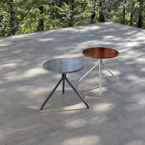 Tavolo d'appoggio contemporaneo - Trio - Atmosphera - in ceramica smaltata / in HPL / in gres