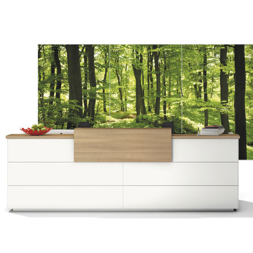 Banco reception d'angolo - WINEA ID - WINI Büromöbel Georg Schmidt GmbH & Co. KG - modulare / in legno / in laminato
