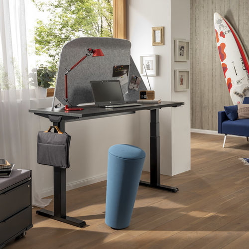 Scrivania seduto-in piedi - WINEA STARTUP 2.0 - WINI Büromöbel Georg Schmidt GmbH & Co. KG - da terra / contemporanea / in melaminico