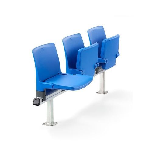Gradinata in copolimero - IZZY 323 - Figueras International Seating - in acciaio / in alluminio / dritta