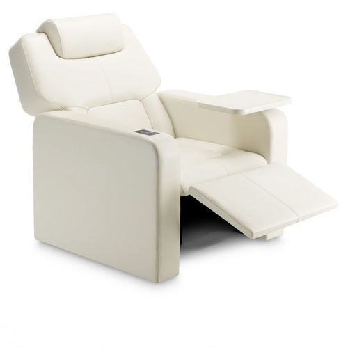 Poltrona per cinema in pelle - HOLLYWOOD 5400 - Figueras International Seating - beige / colore personalizzabile / con poggiatesta