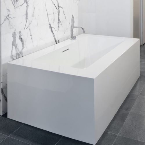 Vasca da bagno da appoggio - BC 01 - WETSTYLE - per ambiente abitativo / in composito / contemporanea